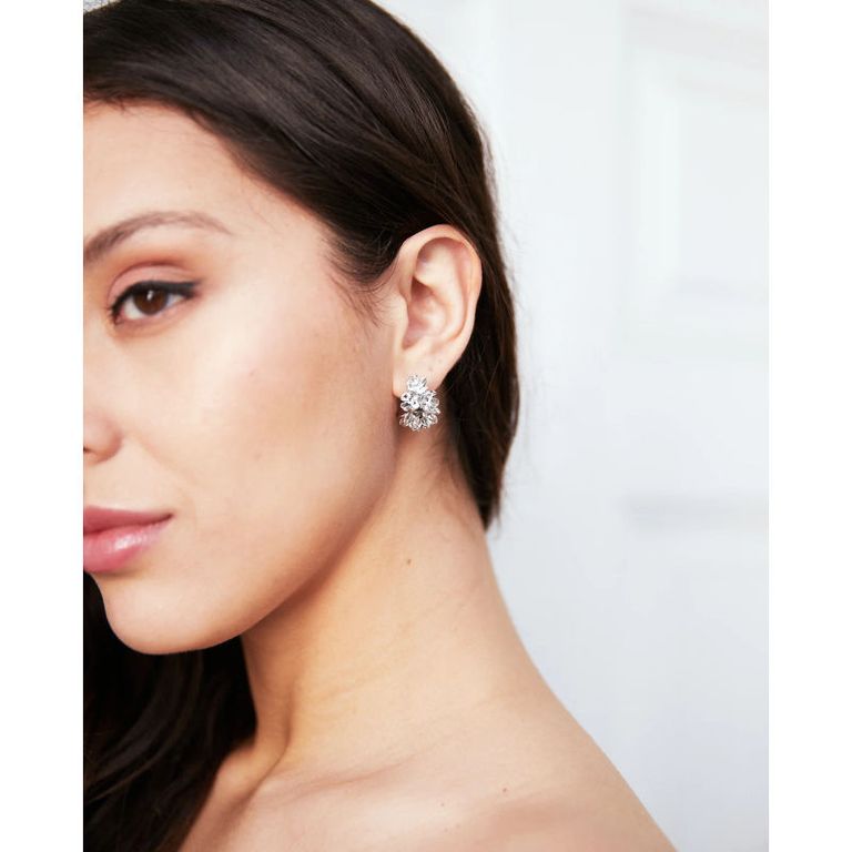 Aros Tania Plateado Mujer Plateado TALLA UNICA