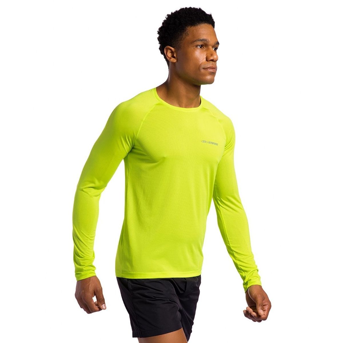 OLYMPIKUS - POLERA RUNNER MANGA LARGA LIMA HOMBRE