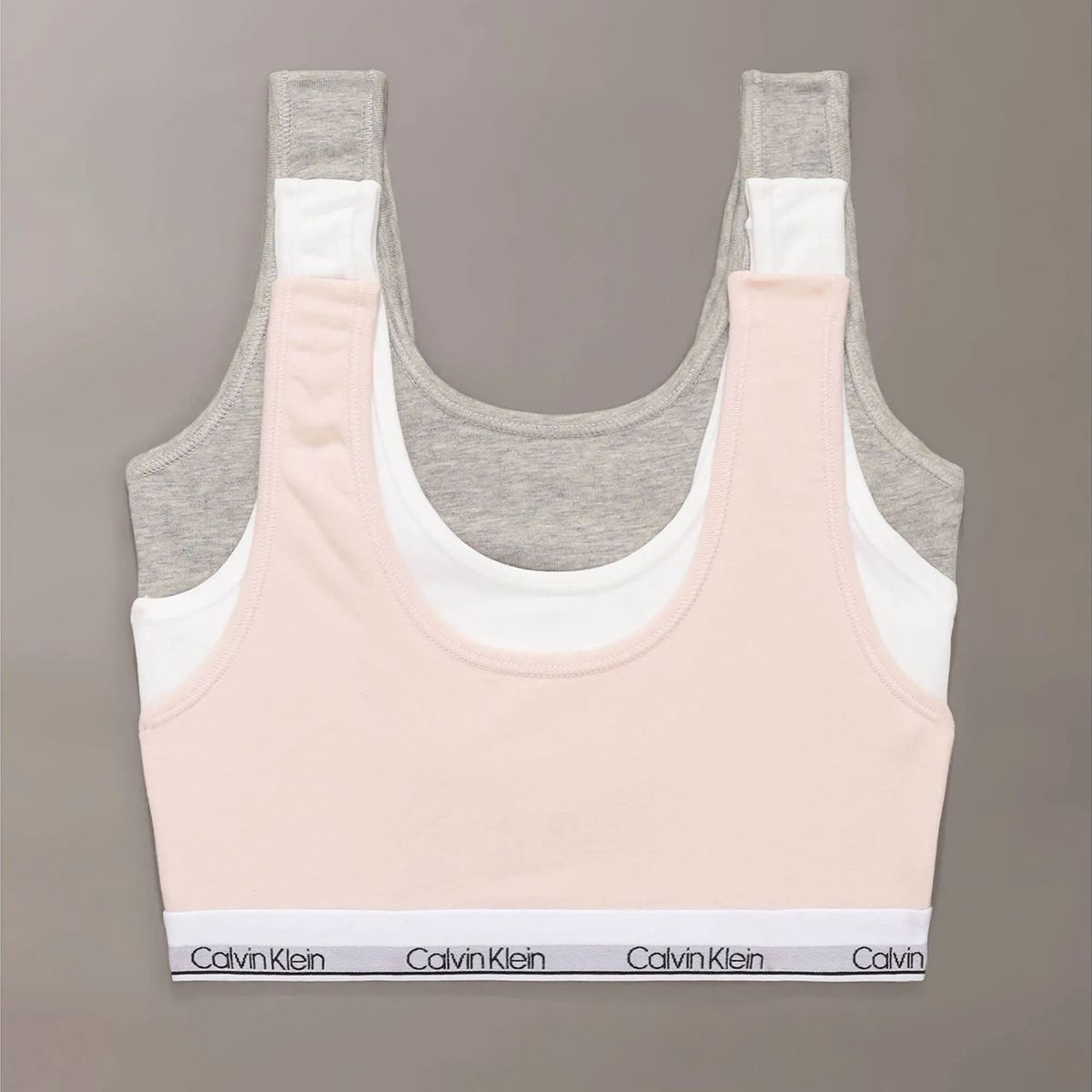 CALVIN KLEIN - Pack 3 Bralettes Modern Cotton para Niña Multicolor Calvin Klein