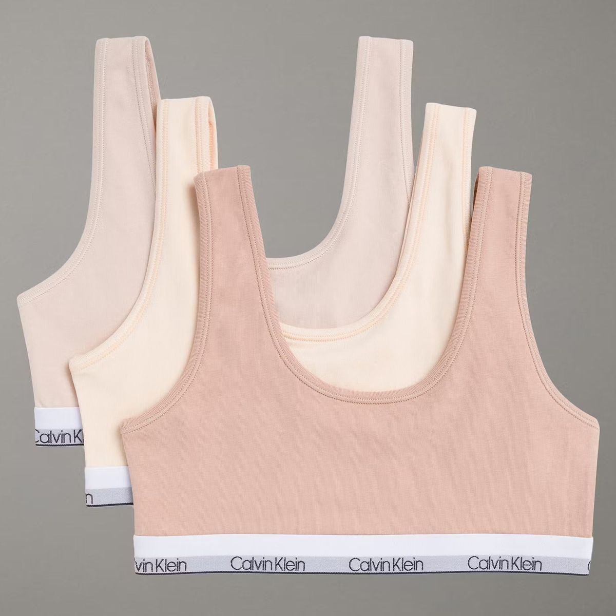 CALVIN KLEIN - Pack 3 Bralettes Modern Cotton para Niña Multicolor Calvin Klein