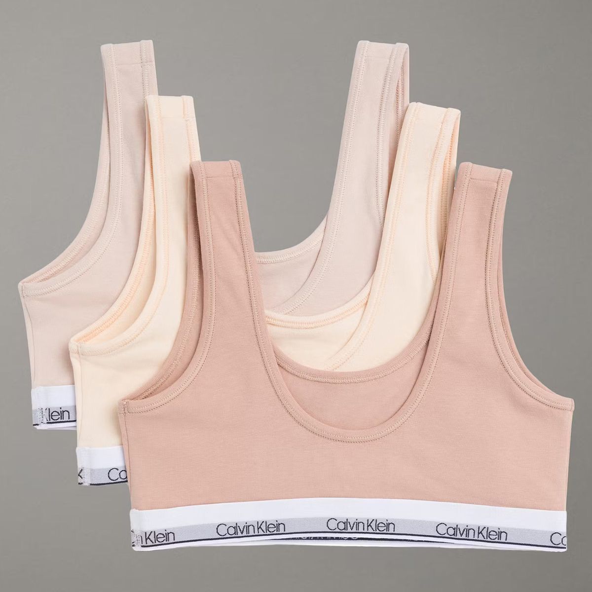 CALVIN KLEIN - Pack 3 Bralettes Modern Cotton para Niña Multicolor Calvin Klein