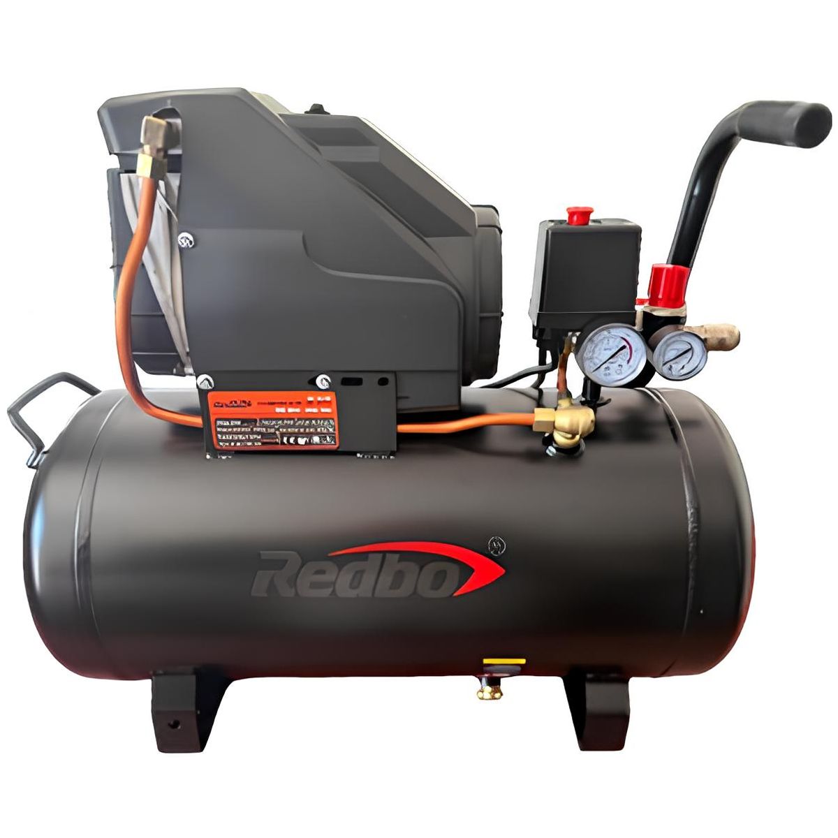 Compresor de Aire Silencioso y Libre de Aceite Redbo RB-BA1 1000 50L (2.0 HP, 8 Bar, 220V), marca GENERICO - Foto Principal