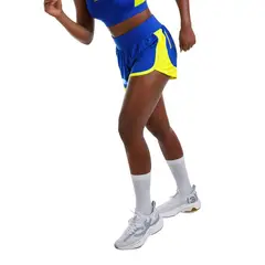 OLYMPIKUS - SHORT RUN 2 AZUL/AMARILLO MUJER
