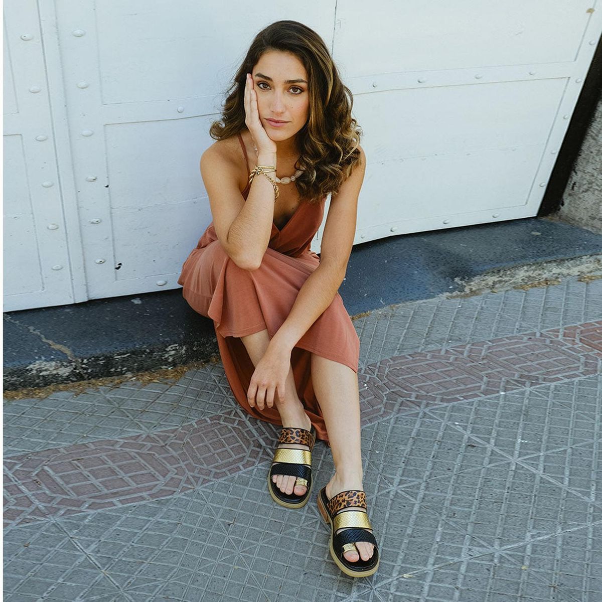 VANESSA GIL - SANDALIA JULYE LEOPARDO