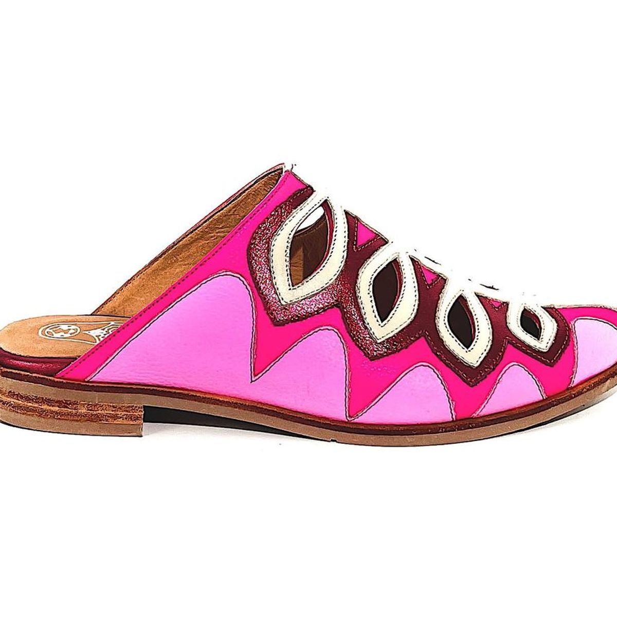 VANESSA GIL - BABUCHA FLOR CHICLE