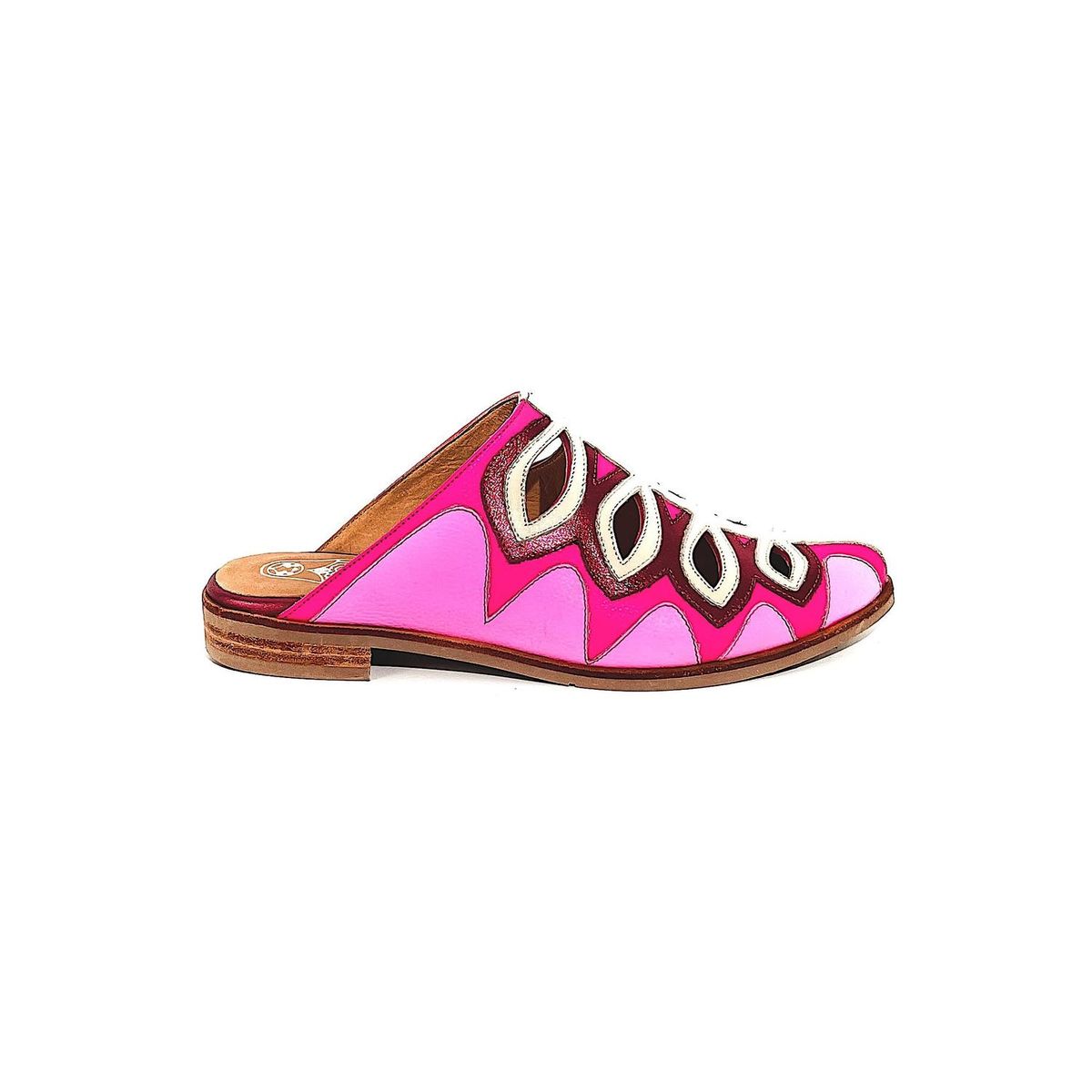 VANESSA GIL - BABUCHA FLOR CHICLE