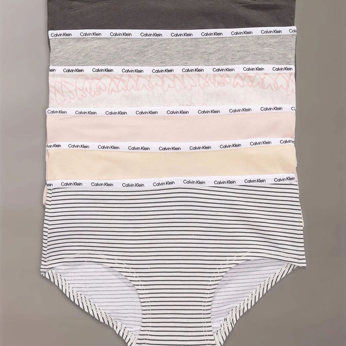 CALVIN KLEIN - Pack 6 Calzones Hipster para Niña Multicolor Calvin Klein