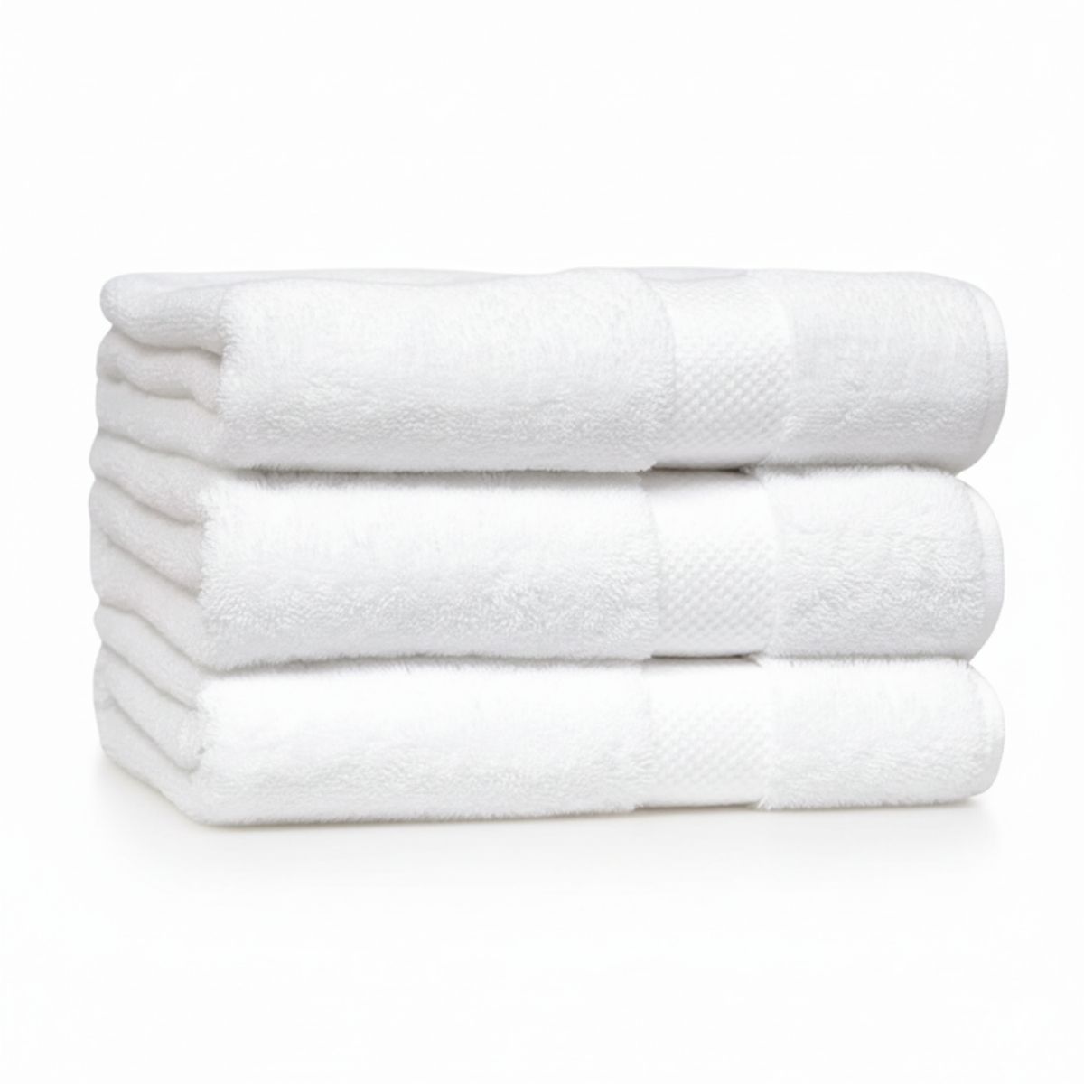 GARSIL - Toalla De Baño Algodon Blanco De 70x140 Cm Ducha