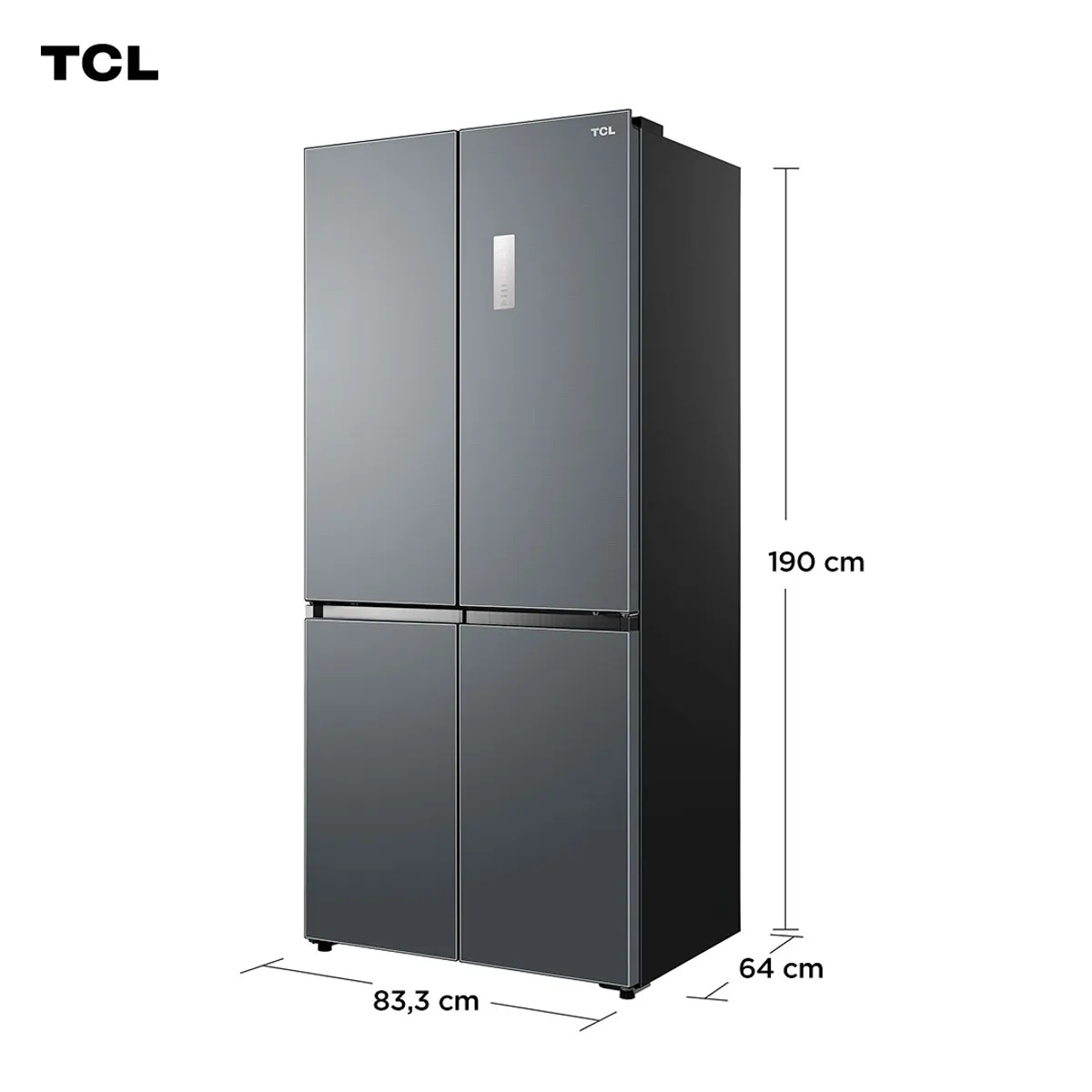 TCL - Refrigerador French Door TCL 521L C521CD