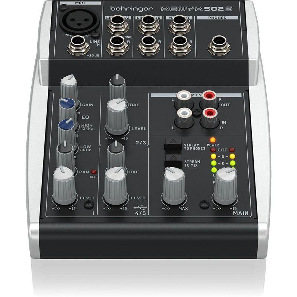 BEHRINGER - Mixer Análogo Con USB Behringer XENYX 502S