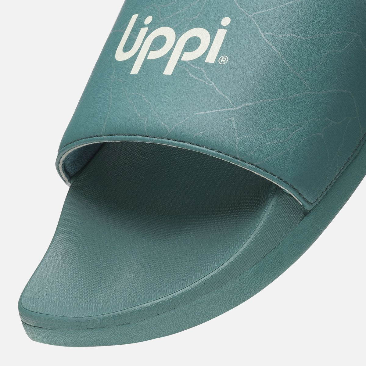 LIPPI - Sandalia Hombre Insigne Slide Print Petroleo Lippi