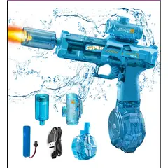 GENERICO - Pistola Eléctrica De Agua Juguete Luz Led Ice Rat