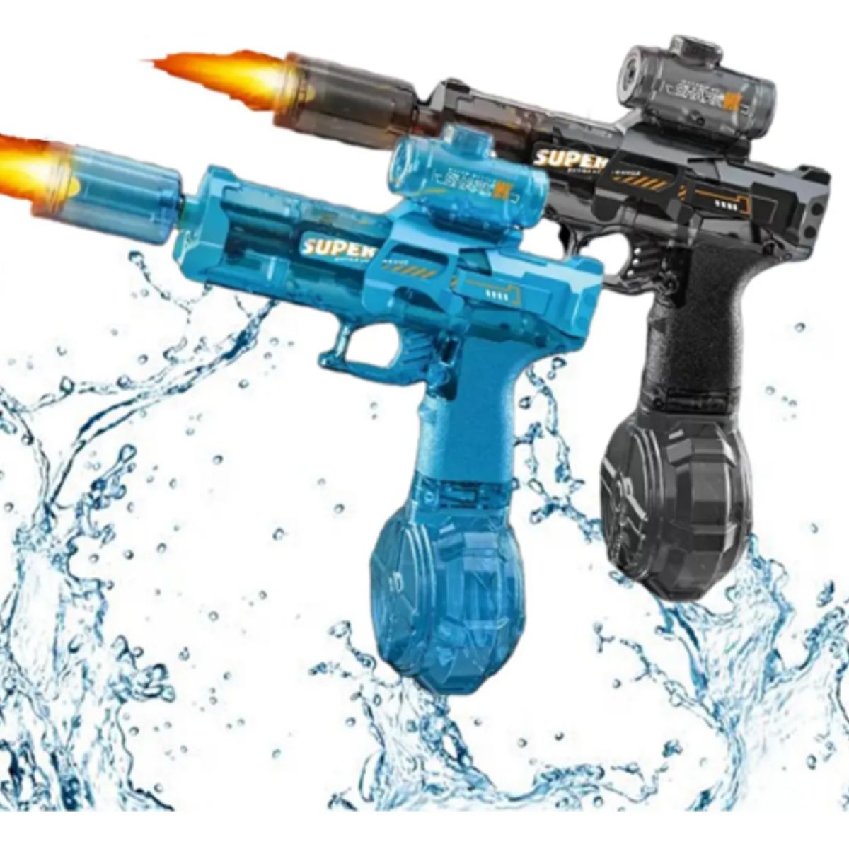 GENERICO - Pistola Eléctrica De Agua Juguete Luz Led Ice Rat