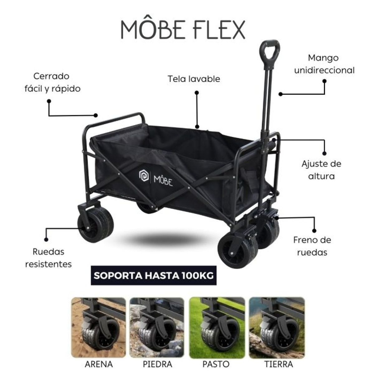 MOBE - Carro Plegable Môbe Flex
