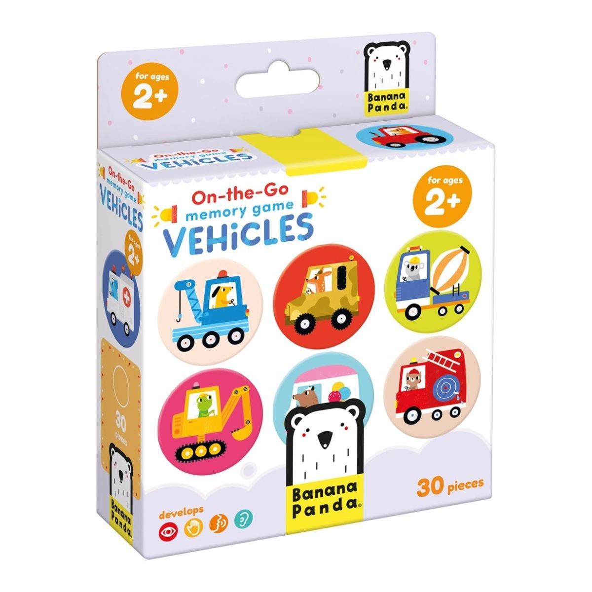 EDITORIAL CONTRAPUNTO - Juego de memoria Vehicles (15 pares) 2+