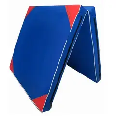 GENERICO - Colchoneta Deportiva Gimnasia Pilates Plegable 200x50 Cm Azul