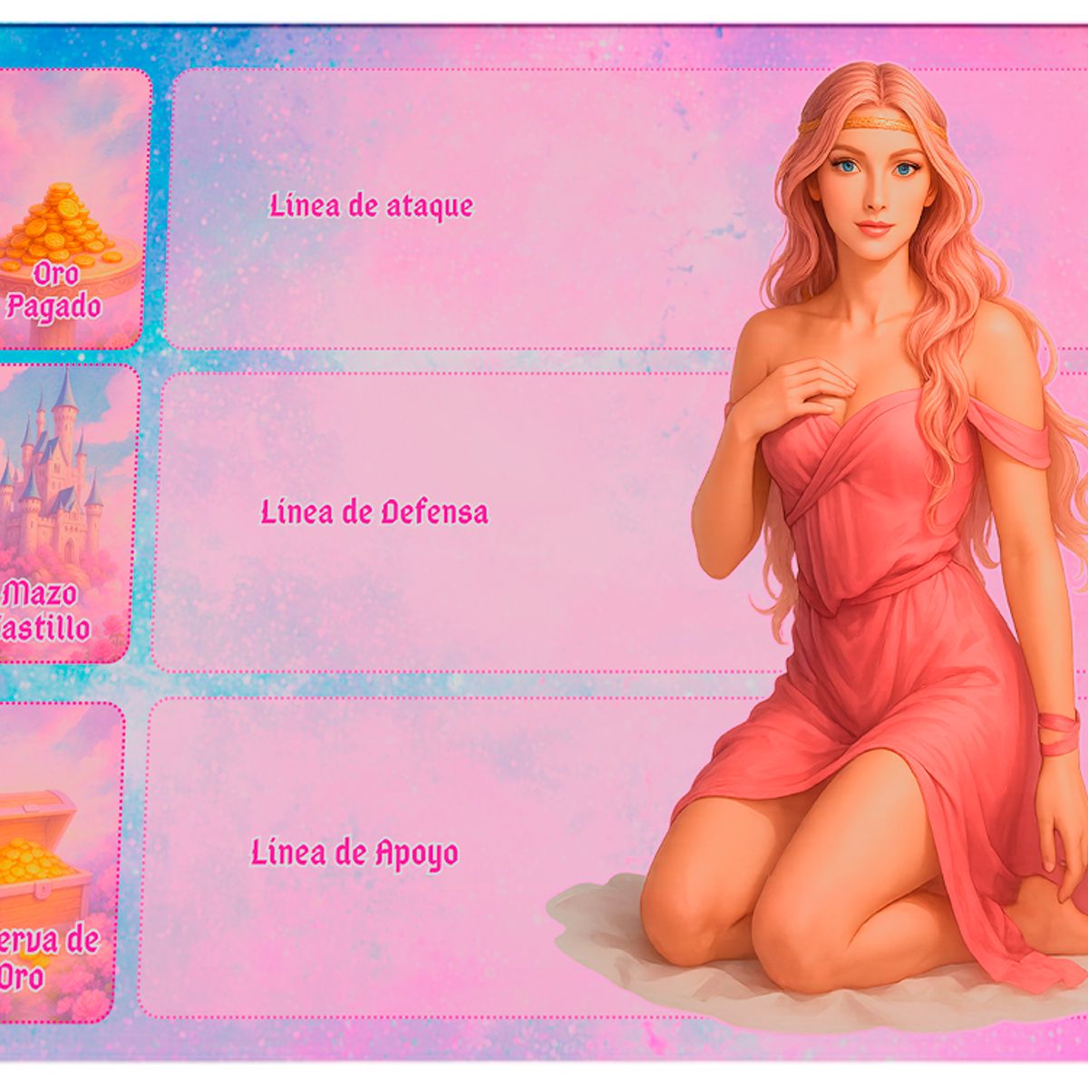 GENERICO - Playmat Mitos y Leyendas Card Game 60×35 cm M04