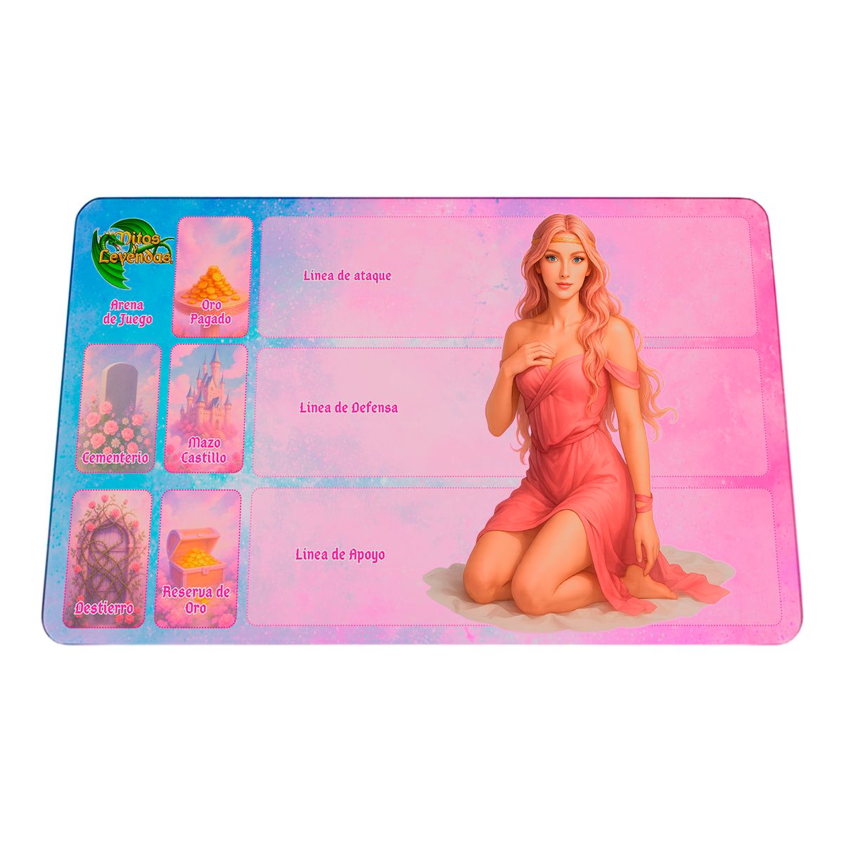 GENERICO - Playmat Mitos y Leyendas Card Game 60×35 cm M04