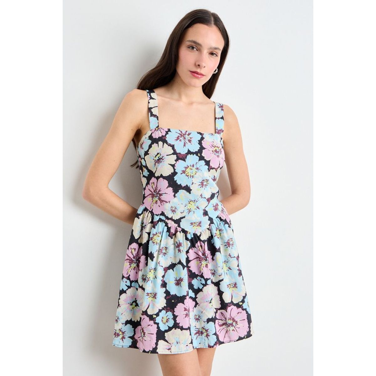 IO - Vestido Fantasia Mujer Celeste Io