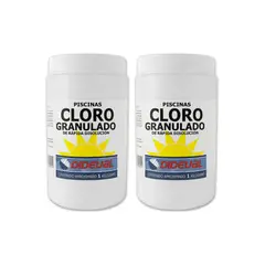 DIDEVAL - 2x Cloro Granulado 1 Kg