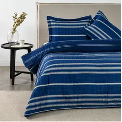 CANNON - Quilt Cubrecamas King Temporada Primavera Af - Marino