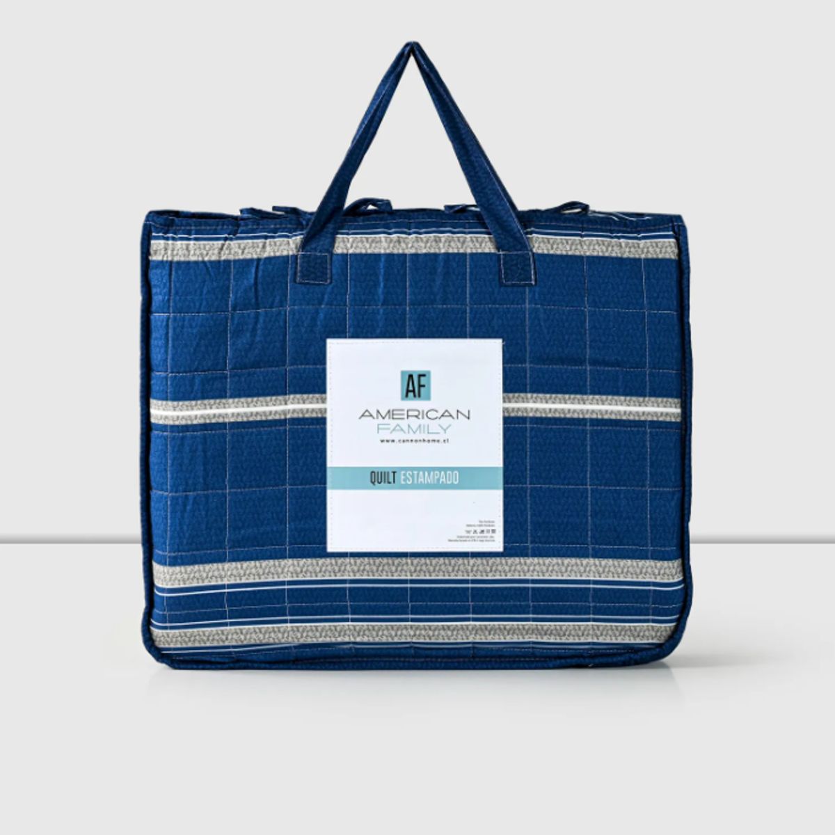 CANNON - Quilt Cubrecamas King Temporada Primavera Af -  Marino