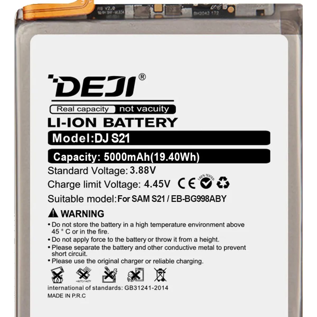 GENERICO - Batería Para Teléfono Samsung S21 Ultra