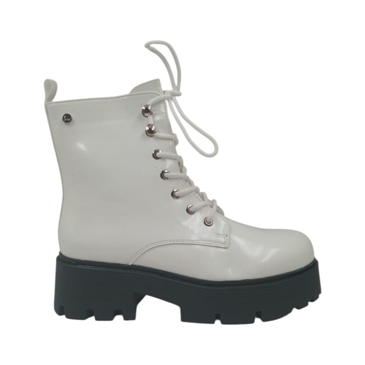 HERIEL - Botín Blanco Plataforma Mujer