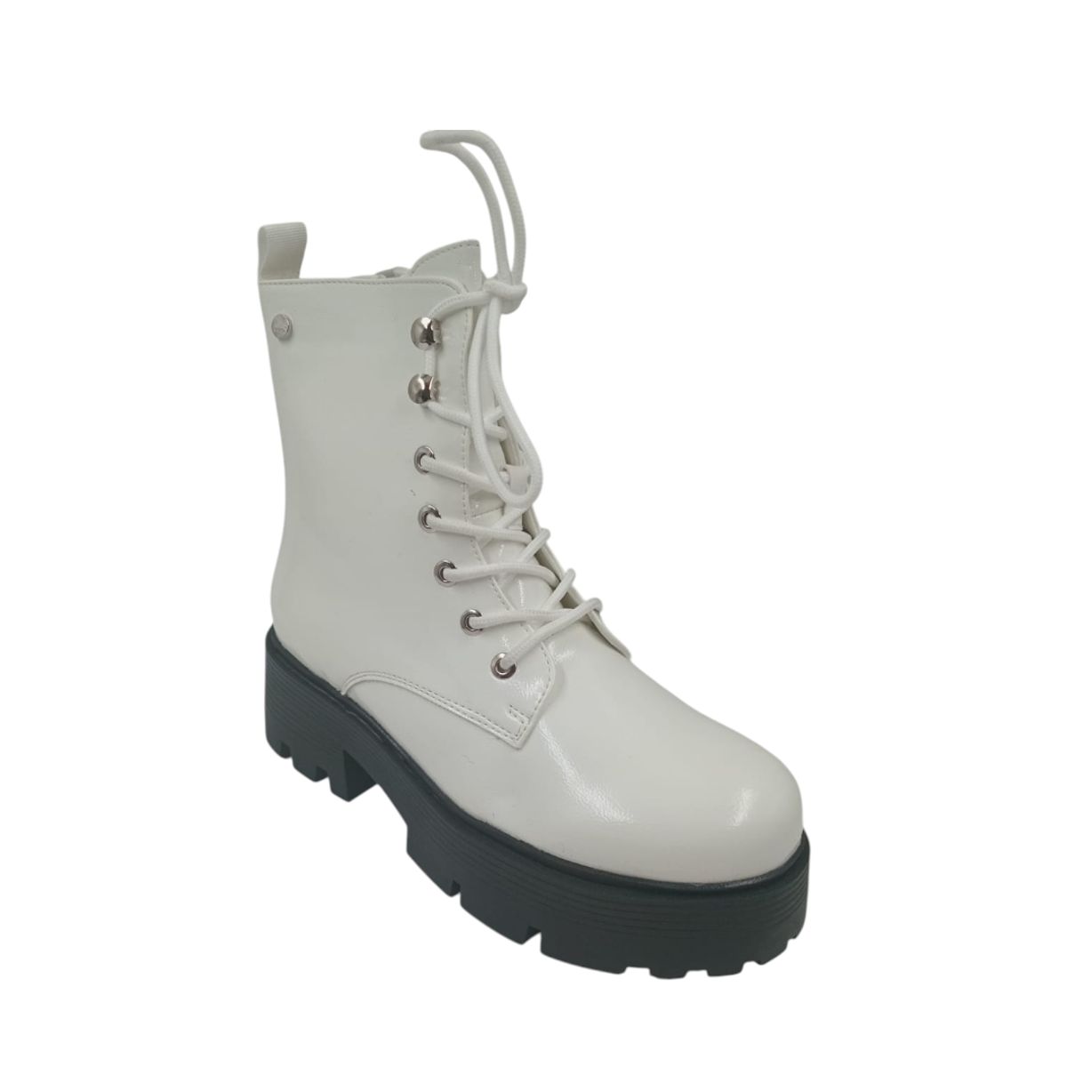 HERIEL - Botín Blanco Plataforma Mujer