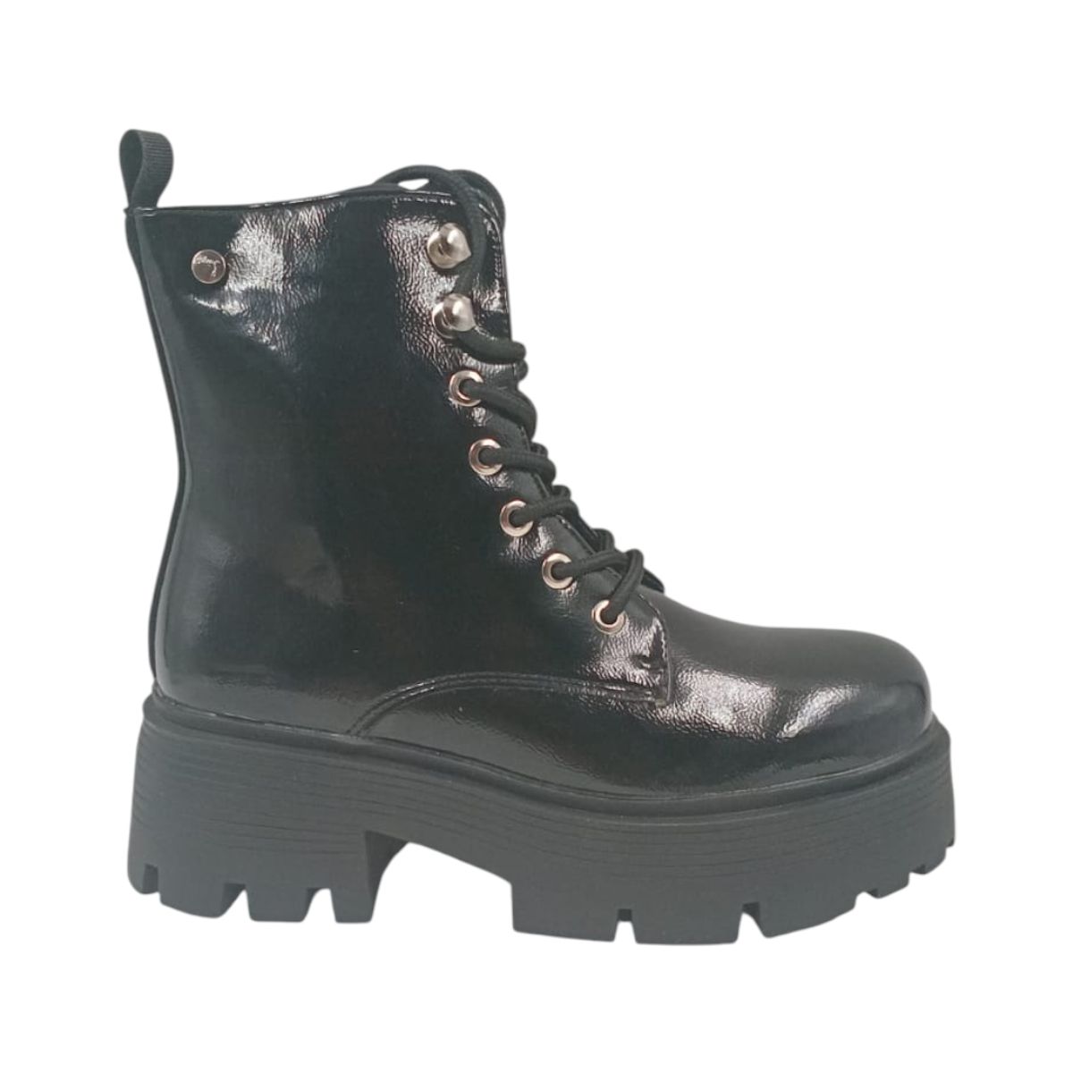 HERIEL - Botín Negro Plataforma Mujer