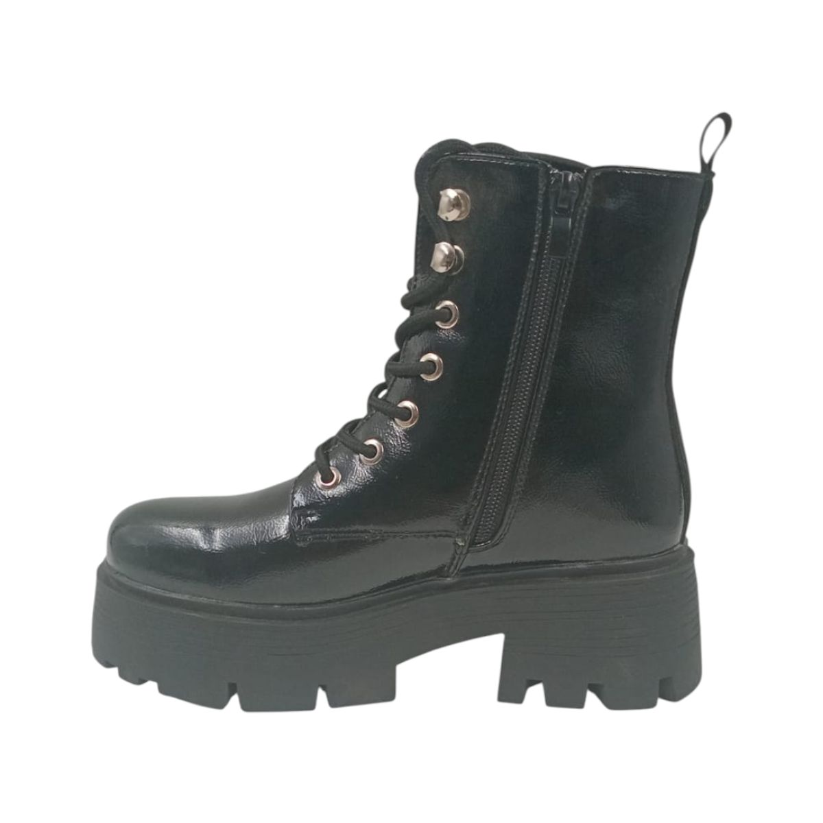 HERIEL - Botín Negro Plataforma Mujer