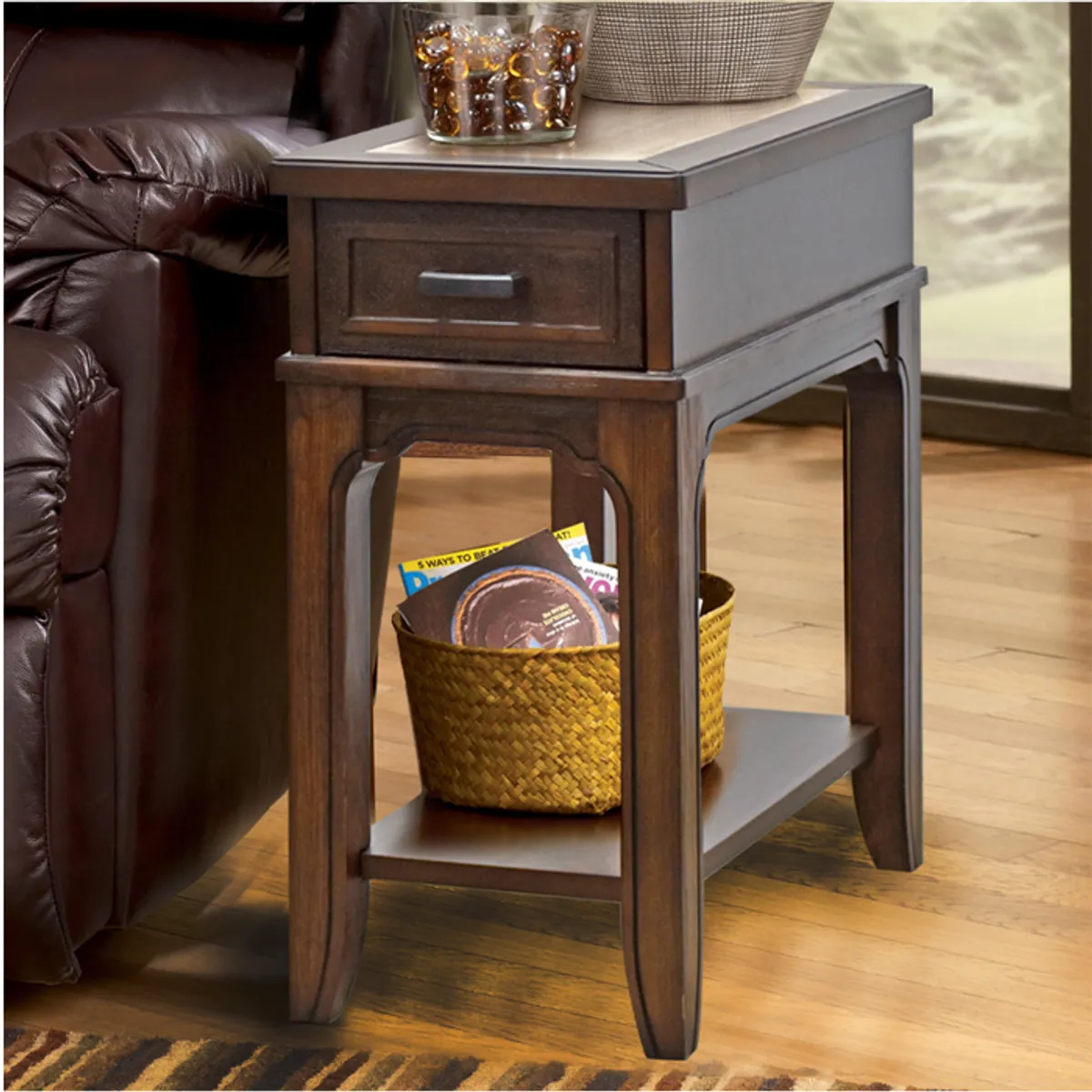 MSA MUEBLES SANTA ANA - Mesa Lateral Velador Pequeño Arlington Small