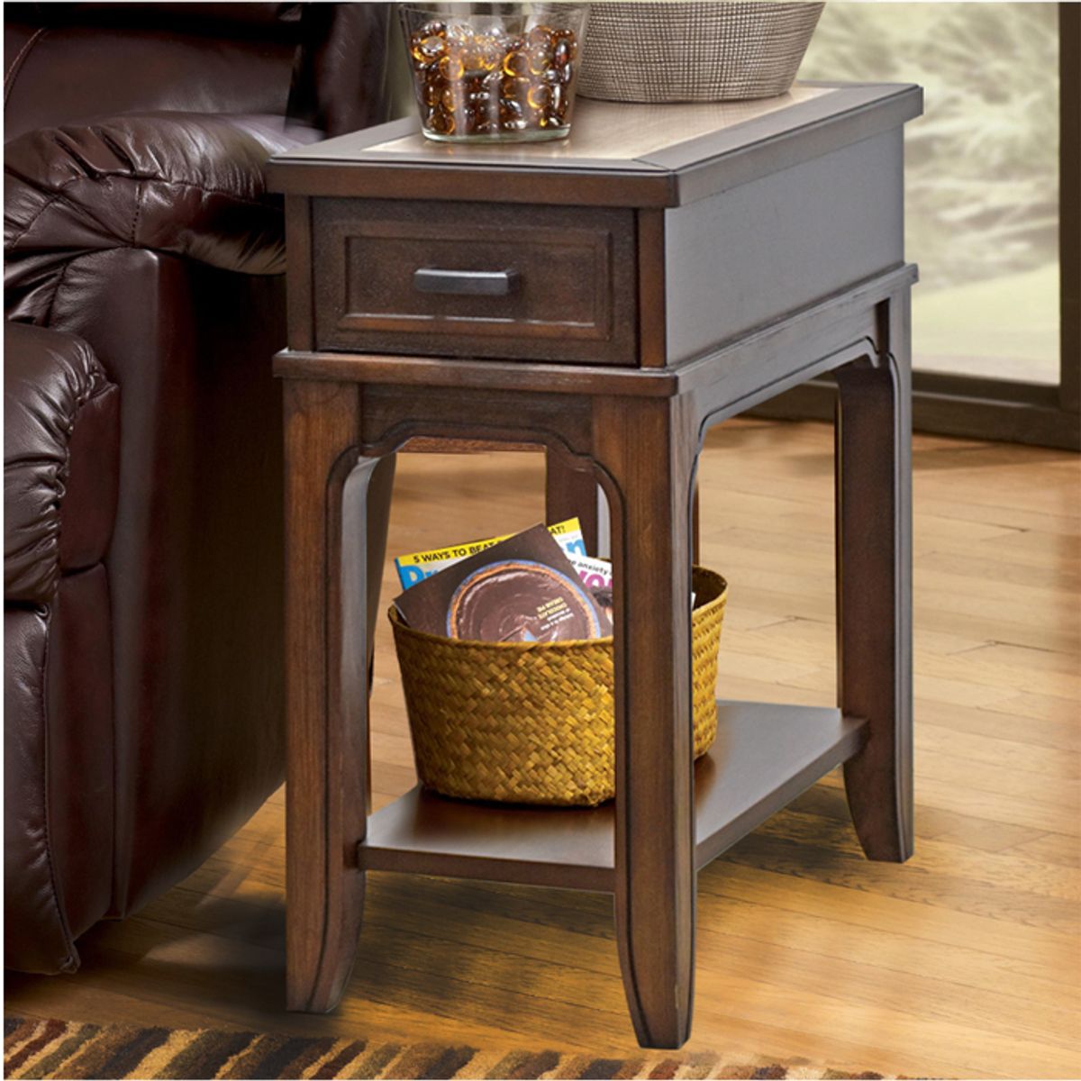 MSA MUEBLES SANTA ANA - Mesa Lateral Velador Pequeño Arlington Small