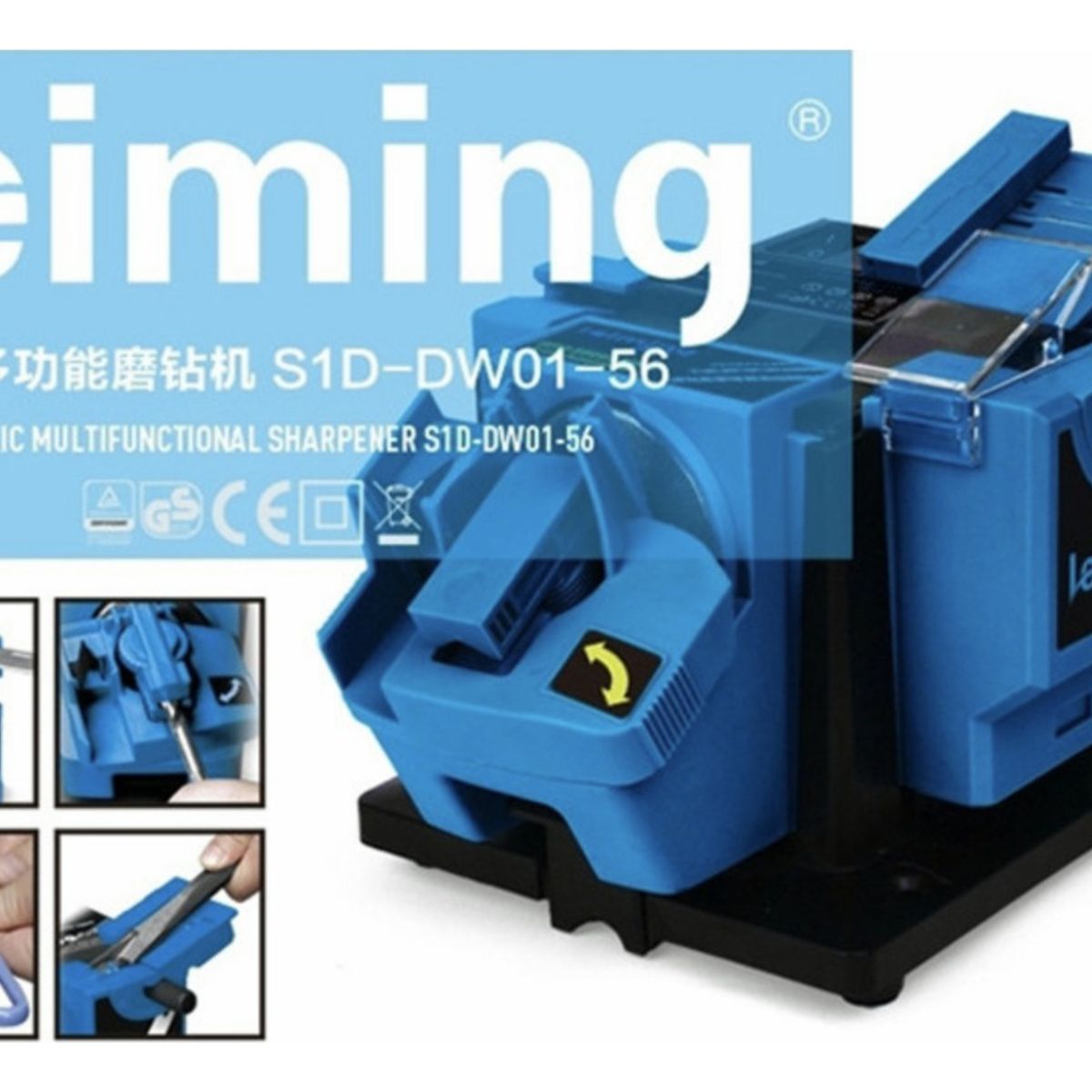 QUICK - Afilador Cuchillos Brocas Eléctrico Profesional 1350rpm 96w