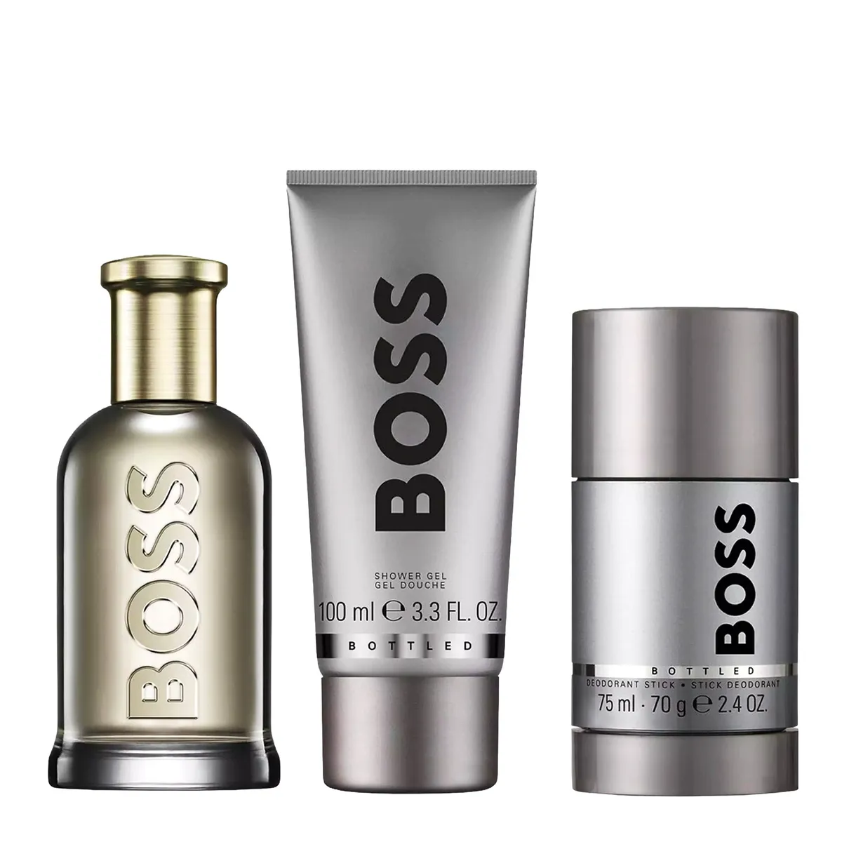HUGO BOSS - Hugo Boss Bottled Set Edp 100ml + SG 100ml + Deo 75ml Hombre