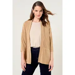 MA GRIFFE - Tapado Semi Brillante Mujer Beige Magriffe