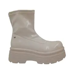 HERIEL - Botín Beige Plataforma Mujer