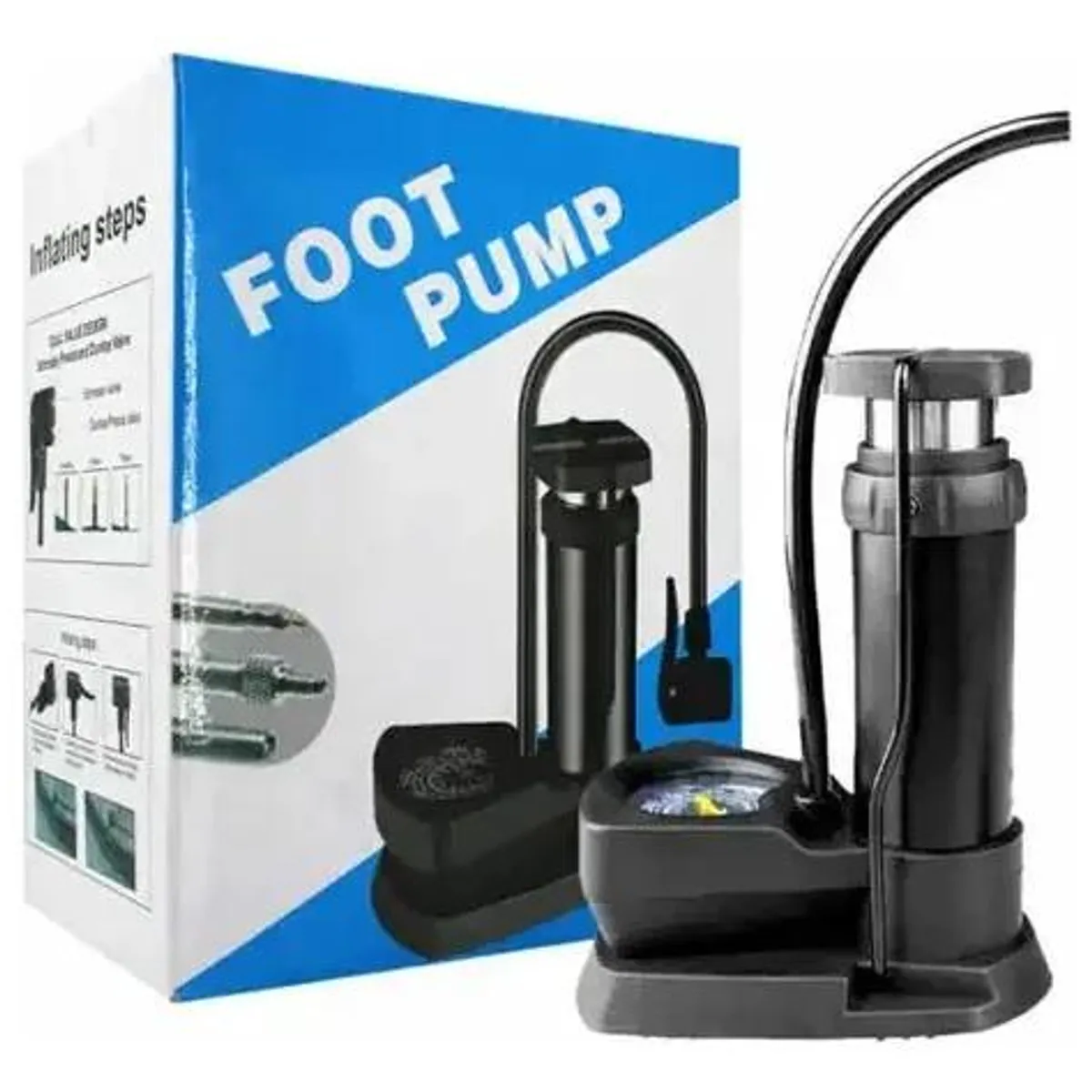 GENERICO - COMPRESOR DE AIRE FOOT PUMP
