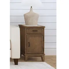 MSA MUEBLES SANTA ANA - Mesa Auxiliar Velador Pequeño Arlington