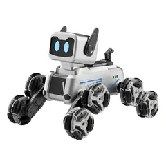 GENERICO - Perro Robot Mecánico Interactivo Con Control Remoto Y Ruedas