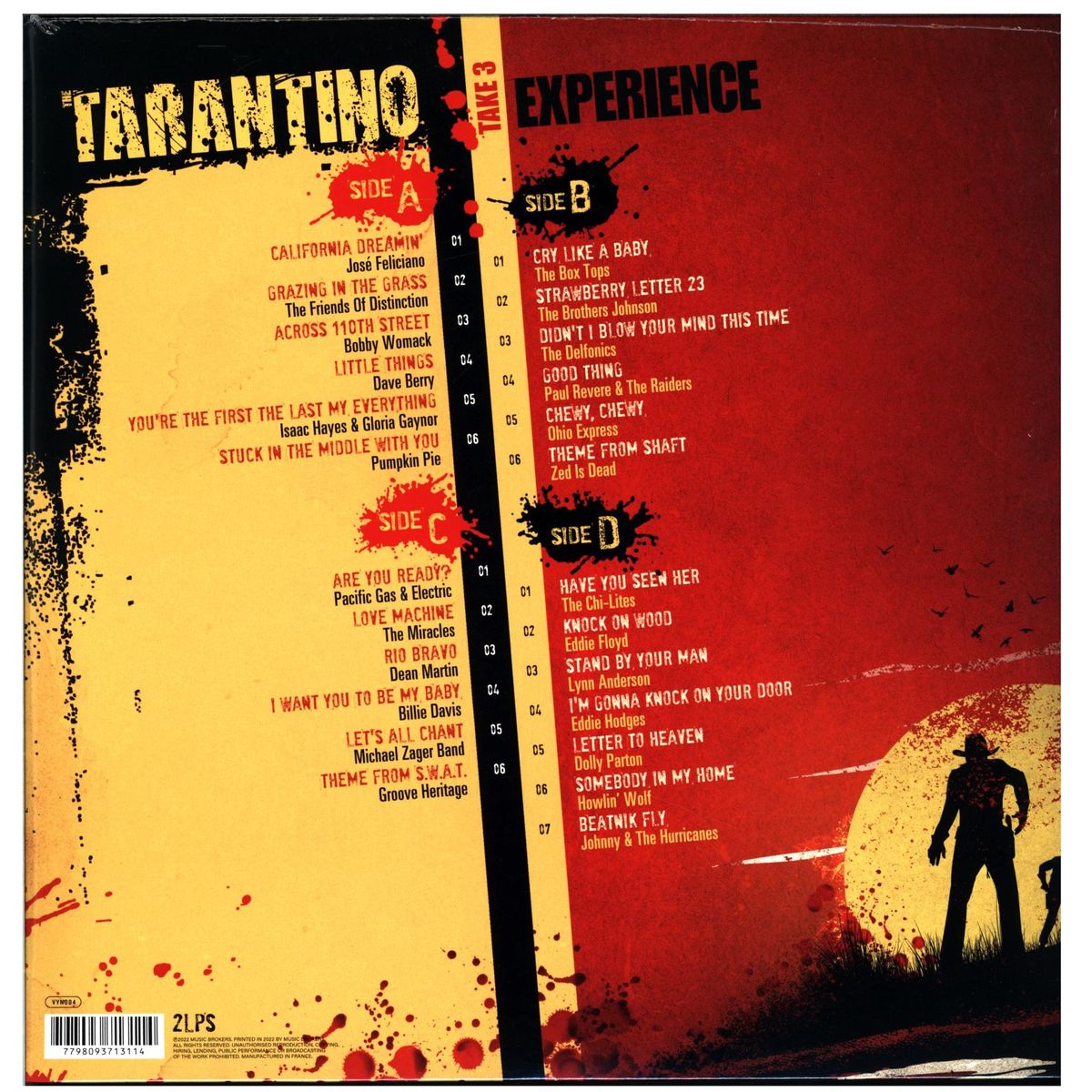 GRUPO LASER DISC - Vinilo Varios Artistas The Tarantino Experience Take 3R 2LP