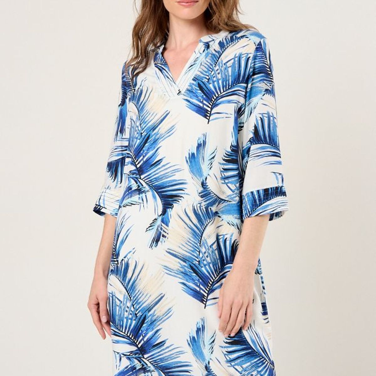 MA GRIFFE - Vestido Viscosa Tunica Mujer Blanco Magriffe