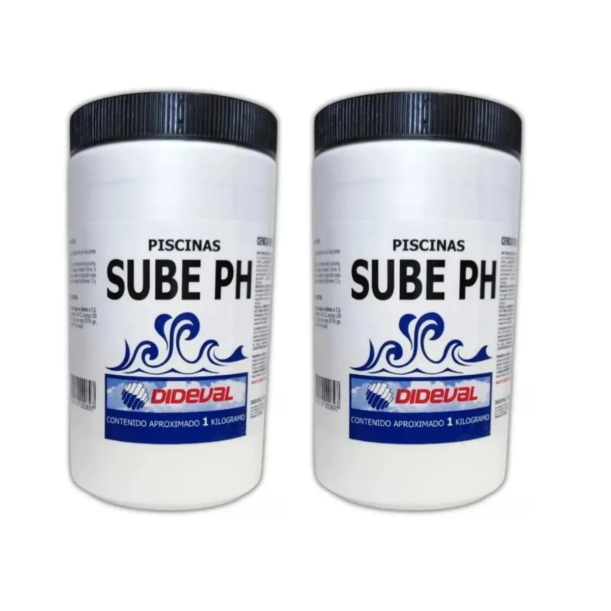 DIDEVAL - 2x Sube pH Para Piscina 1 Kg Dideval