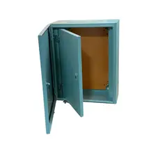 GENERICO - Gabinete Tablero Metalico 500x400x200mm 2 Puertas IP65 Ral 7035