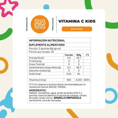 Imagen 2 del producto Gomitas Vitamina C Kids 60 u Karun Life