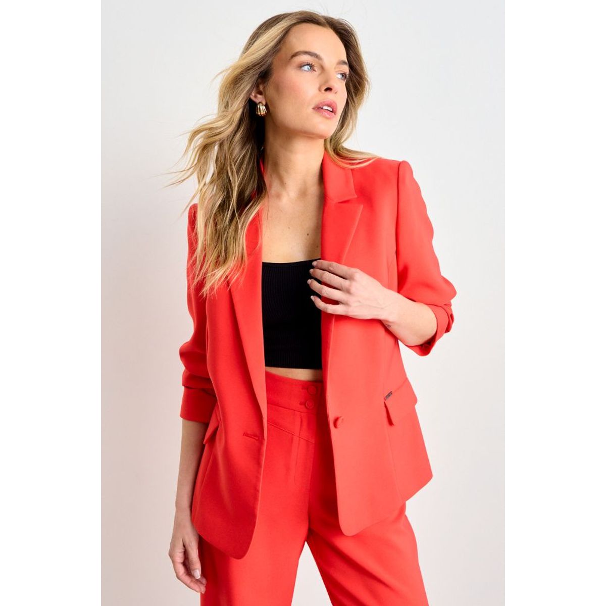 ASH - Blazer Liso Mujer Rojo Ash