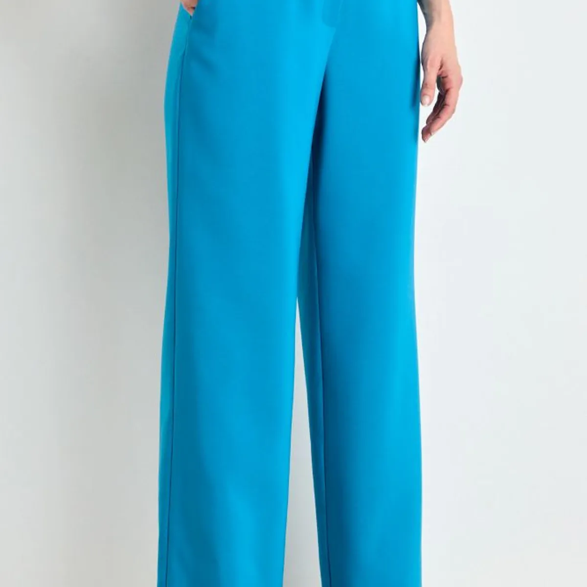 ASH - Pantalon Recto Liso Mujer Azul Ash