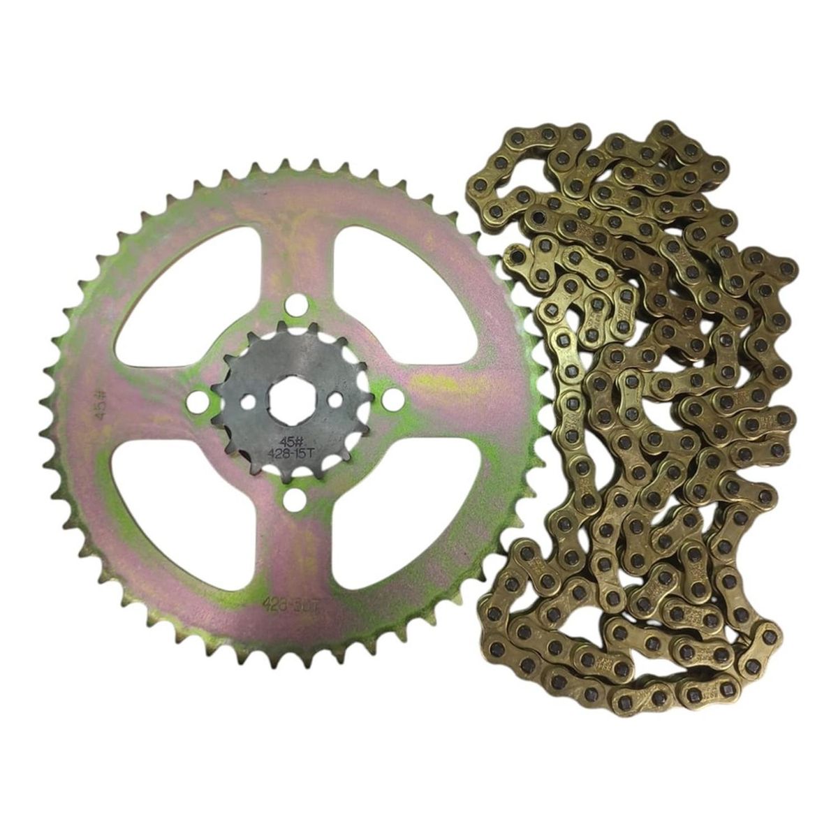 GENERICO - Kit De Transmision Um Dsr 200  Dsf 200 C Cadena Dorada