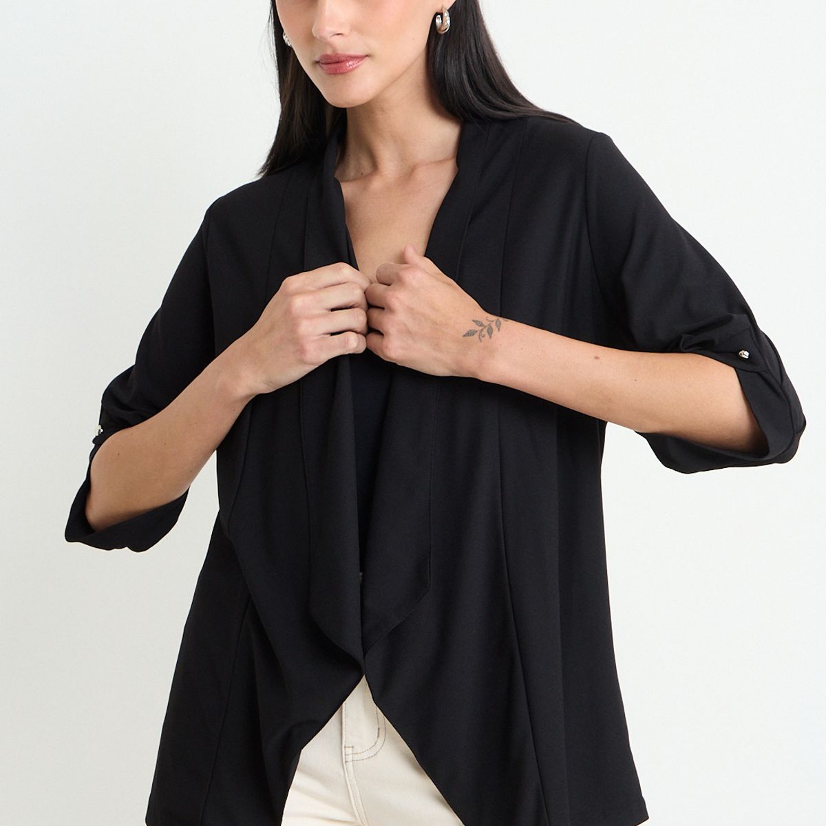 ASH - Tapado Liso Mujer Negro Ash