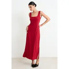 ASH - Vestido Liso Mujer Rojo